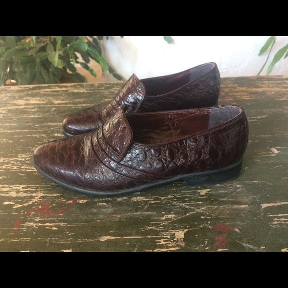 Basini The Executive brown leather slip on loafers - Picture 2 of 7